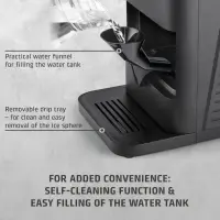 Caso Ice Ball Maker | IceBall Pro | Power 130 W | Capacity 1.3 L | Matt Black – pilt 10