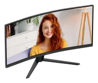 AOC CU34B3E | 34 " | VA | WQHD | 21:9 | 120 Hz | 4 ms | 3440 x 1440 pixels | 300 cd/m² | HDMI ports quantity 1 | Black – pilt 3
