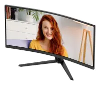 AOC CU34B3E | 34 " | VA | WQHD | 21:9 | 120 Hz | 4 ms | 3440 x 1440 pixels | 300 cd/m² | HDMI ports quantity 1 | Black – pilt 11