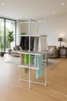 Adler | Foldable Electric Clothes Dryer | AD 7829 | 300 W | Silver/White – pilt 4