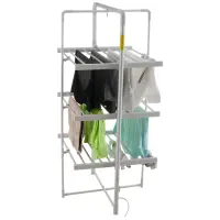 Adler | Foldable Electric Clothes Dryer | AD 7829 | 300 W | Silver/White – pilt 9