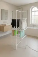 Adler | Foldable Electric Clothes Dryer | AD 7829 | 300 W | Silver/White – pilt 14