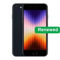 Apple Renewed Grade C | Apple iPhone SE (2020) | Black | 4.7 " | Retina HD | A13 Bionic | 3 GB | 64 GB | iOS