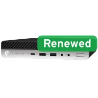 HP Renewed Grade B | EliteDesk 800 G4 | Intel Core i5 | i5-8500T | 8 GB | SSD | 256 GB | Intel UHD Graphics 630 | Windows 11 Pro