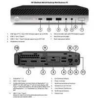 HP Renewed Grade B | EliteDesk 800 G4 | Intel Core i5 | i5-8500T | 8 GB | SSD | 256 GB | Intel UHD Graphics 630 | Windows 11 Pro – pilt 2