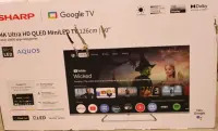 SALE OUT. Sharp 50JP7265E 50" (126cm) 4K Ultra HD QLED MiniLED Google TV | SALE OUT. Sharp 4K QLED MiniLED TV | 50JP7265E | 50 | Smart TV | Google TV | UHD | Silver | DAMAGED PACKAGING – pilt 3