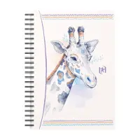 Spiraalköitega kaustik OXFORD BOHO CHIC, A5, 60 lk, 90 gsm, ruuduline