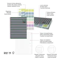 Spiraalköites märkmik APLI, A4, 80 lehte, ruuduline,