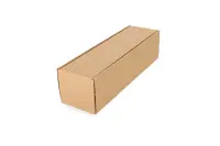 Kiirsuletav karp ilma aknata (pudelile) 90 x 340 x 90 mm, pruuni värvi (kogus 2 tükki)