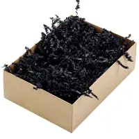 Täitematerjal, paberilaastud, 100g, must