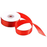 Pael, satiin, 25mm/25m, punane