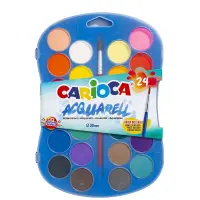 Vesivärvid CARIOCA, 24 värvi