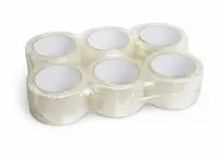 Pakketeip 48 mm x 54 m, akrüül, läbipaistev, 6 tk.