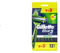 Ühekordne raseerija GILLETTE Blue 3 Sensitve, 9tk +3 tk
