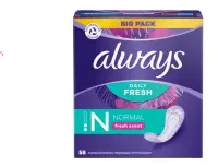 Always pesukaitsmed Normal Deo 58tk