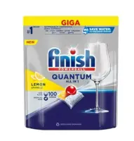 Nõudepesumasina tabletid FINISH Quantum Lemon, 100tk