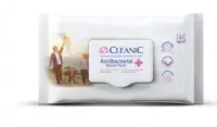Salvrätikud antibakteriaalsed CLEANIC TRAVEL Pack (40 tk) (kogus 2 tükki)