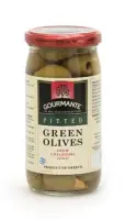 Oliivid GOURMANTE kivideta rohelised soolvees, 370ml