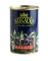 MIKADO Mustad oliivid, kivideta, 300 ml/ 280 g/ 90 g