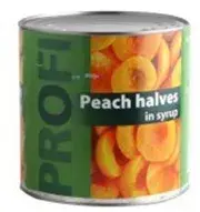 Virsikupoolikud PROFI siirupis 2,5kg/1,5kg (kogus 2 tükki)