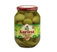Oliivid QUEEN, KARINA, rohelised, tšillipipraga 480ml/850g