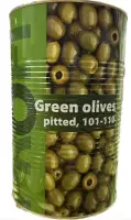 Rohelised oliivid 101-110 PROFI kivideta 4/2kg
