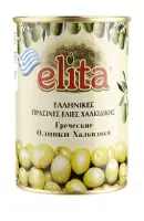 ELITA, Oliivid, rohelised, kivideta, L suurus, 820g/400g
