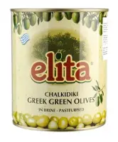ELITA, Oliivid, rohelised, kividega, suurus L, 420g/200g