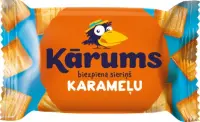 Glasuurkohuke KARUMS karamelli  22.5%, 45g (kogus 20 tükki)