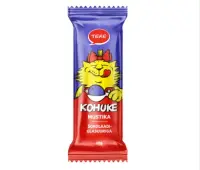 Kohuke TERE mustika, šokolaadiglasuuriga  40 g (kogus 12 tükki)