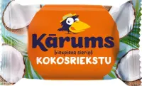 Glasuurkohuke KARUMS kookos, 25% rasva  45g (kogus 20 tükki)