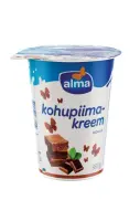 Kohupiimakreem ALMA, brownie ja šokolaadiga, 380g (kogus 2 tükki)