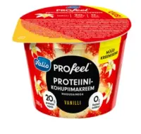 Proteiinikohupiimakreem VALIO, Profeel, vanilli, magusainega, 200g (kogus 6 tükki)