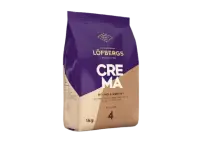 Kohvioad LÖFBERGS, Crema, 1 kg, Araabika ja Robusta, röstimisaste 4