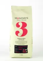 Kohvioad MONDAY nr 3, 100% Arabica/Robusta, sügavröstitud, 1 kg