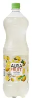 AURA FRUIT Maitsestatud vesi sidruni 1,5 L (kogus 6 tükki)