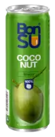 Kookosvesi BONSU 100%, 0,33L,