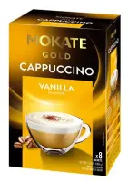 Cappuccino MOKATE GOLD kohvijook Vanilje 12.5g x 8