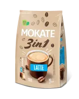 Kohvijook MOKATE 3in1 Latte , kott 150g (15g x 10)