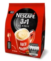Lahustuv kohv NESCAFE Classic, 3in1, 10tk kott, 165g (kogus 2 tükki)