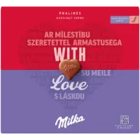 Piimašokolaadikommid MILKA, sarapuupähklitäidisega 110g