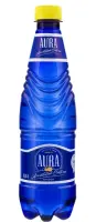 Kergelt karboniseeritud vesi AURA PLUS, sidruni, 0,5L, plastpudel (kogus 12 tükki)