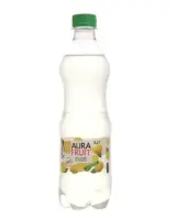 AURA FRUIT Õrnalt gaseeritud vesi sidruni 0,5 L (kogus 12 tükki)