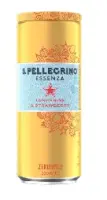 Vesi S.PELLEGRINO Essenza Tangerine&Wild Strawberry 0,33L, karboniseeritud, purk (kogus 24 tükki)