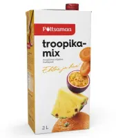 Troopilistest viljadest mahlajook PÕLTSAMAA, 2 L (kogus 6 tükki)