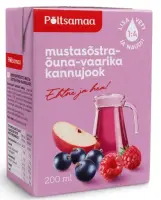 Kannujook PÕLTSAMAA Mustasõstra-õuna-vaarika  0,2L (kogus 2 tükki)