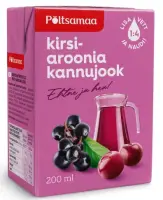 Kannujook PÕLTSAMAA Kirsi-aroonia 0,2L (kogus 6 tükki)