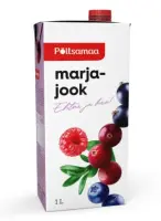PÕLTSAMAA   Marjajook  , 1l (kogus 12 tükki)