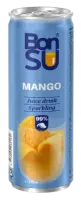 Gaseeritud mangomahl BONSU, (99%), 0,33L