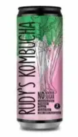 Karastusjook RUDY'S, Kombucha, rabarberimaitseline, 330ml, purk
